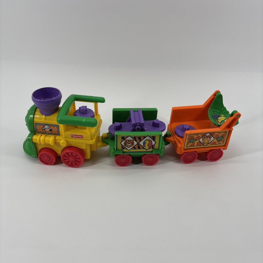 Fisher Price Little People Zoo Safari Train Set 2001 Train Only